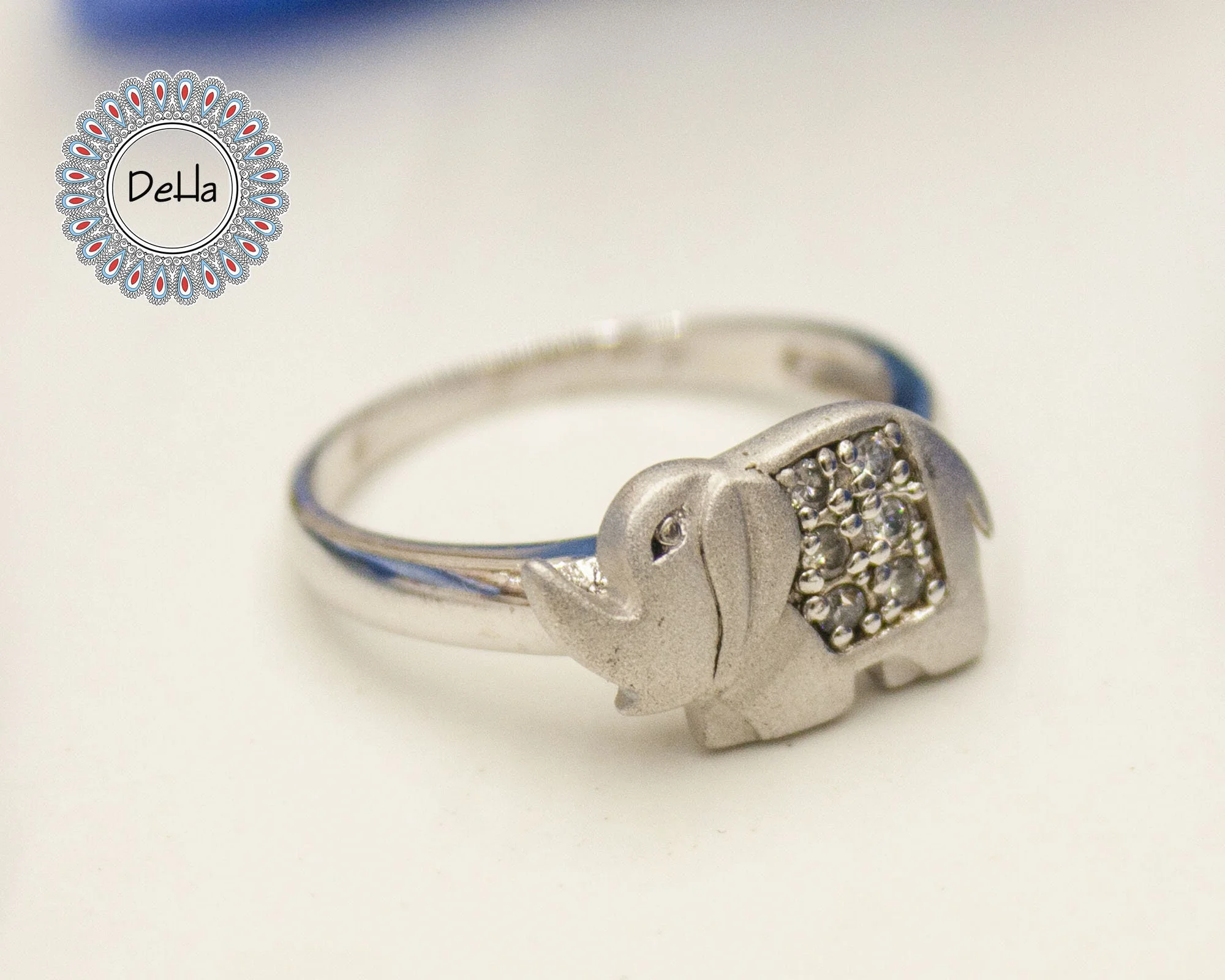 Lucky Elephant Ring – Elegant Silver Animal Ring Gift for Women - Image 5