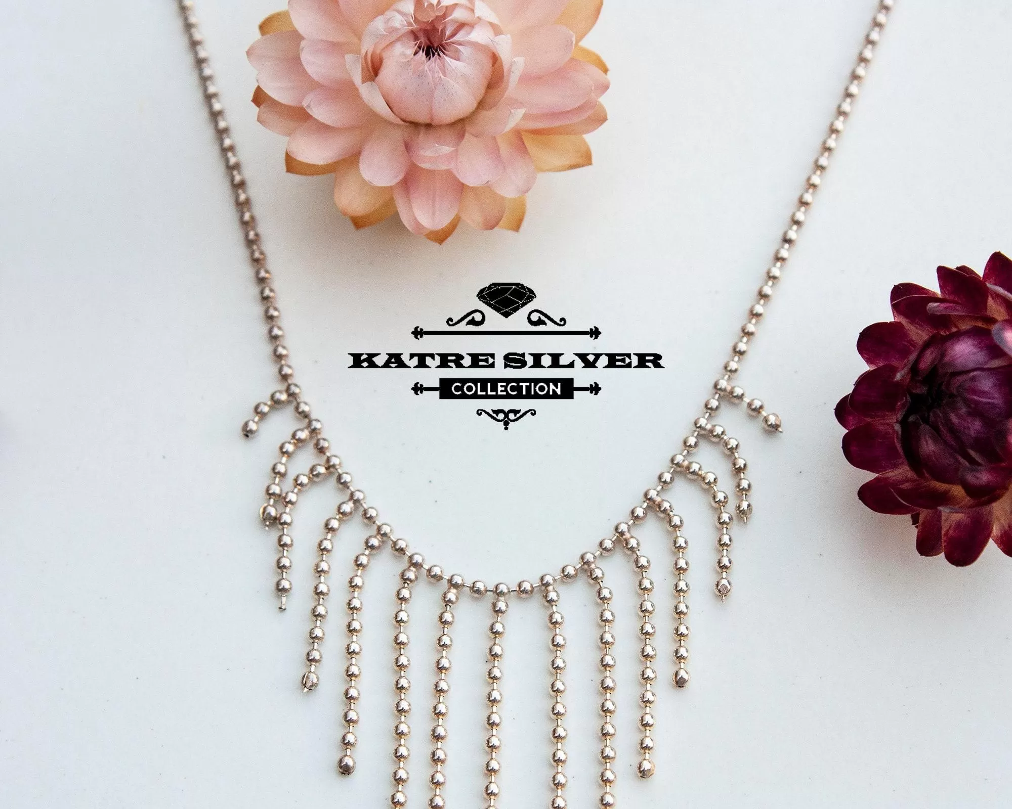 Ethnic Fringe Necklace, Boho Statement Necklace, Tribal Necklace, Bohemian Necklace, Gypsy Necklace for Women, Silver Jewelry Gift - Image 4