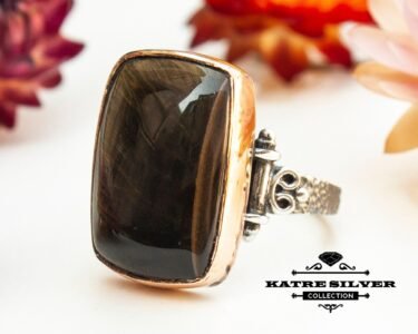 Tiger Eye Handmade Ring – Stunning 925 Sterling Silver Vintage Statement Ring, Natural Gemstone Boho Jewelry Gift for Women - Image 4
