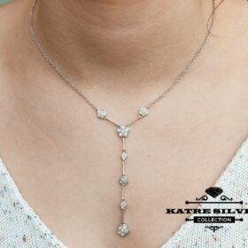 Flower Tassel Necklace, Long Tassel Necklace, Tassel Necklace, Flower Necklace, Long Necklace, Statement Necklace, Flower Pendant, Necklace