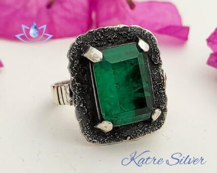 Paraiba Tourmaline Sterling Silver Ring, Paraiba Ring, Paraiba, Tourmaline, Gift For Her, Paraiba Jewelry, Anniversary Gift