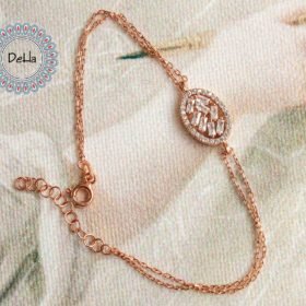 Rectangle Oval Baguette Bracelet, Baguette Cut, Baguette Jewelry, Oval Rectangle, Women Bracelet, Rose Gold Bracelet, Dainty Bracelet, Oval