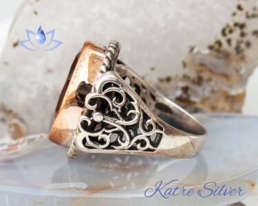 Mens Handmade Ring, Turkish Handmade Silver Men Ring, Ottoman Mens Ring, Sultanite Ring, Gift for Him, 925k Sterling Silver Ring - Image 5