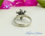 Unique Womens Handmade Designer Anniversary Color Changing Diaspore Stone Ring, Ring for Her - Image 9