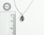 Mystic Topaz Teardrop Pendant, Mystic Topaz Pendant, Topaz Pendant, Topaz Necklace, Topaz Jewelry, Teardrop Necklace, Minimalist Necklace - Image 6