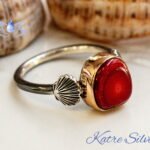 red coral ring