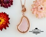 Faceted Rose Quartz Pendant, Pink Quartz Pendant, Rose Quartz Pendant, Pink Quartz, Quartz Pendant, Rose Quartz Necklace, Pink Pendant, Rose - Image 6
