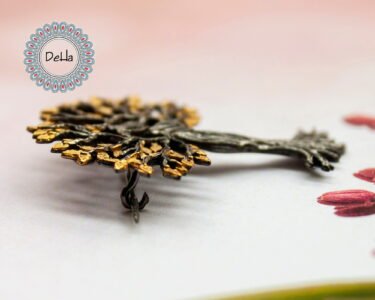 Tree of Life Brooch, Silver Tree Brooch, Tree Brooch, Statement Brooch, Tree of Life Gift, Mothers Brooch, Vintage Brooch, Gift for Her - Image 7