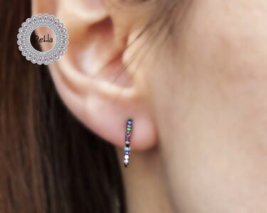 Star Earrings – Elegant Tiny Multi Stone Stud Earrings Gift for Women - Image 5