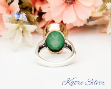 Paraiba Tourmaline Ring – Elegant Oval Gemstone Silver Engagement Ring for Women - Image 8