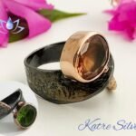 Diaspore Custom Design Ring, Art Deco Ring, Sterling Silver Ring, Custom Ring, Designer Ring, Color Changing Ring, Gift for Her