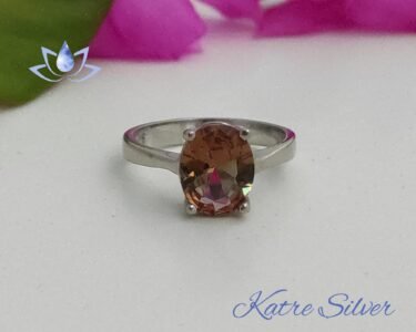 Oval Sultanite Ring | Promise Ring | Sultanite | Diaspore Stone | Diaspore Jewelry | Gift | Silver | Gift for Her | Gift Idea - Image 5