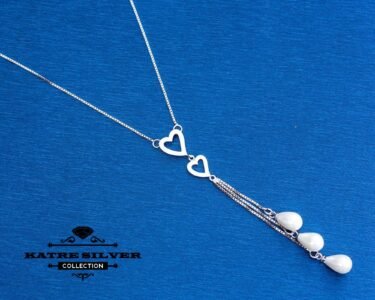 Pearl Tassel Pendant, Pearl Tassel, Long Tassel Necklace, Tassel Necklace, Pearl Necklace, Heart Necklace, Tassel Pendant, Pearl Pendant - Image 9