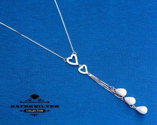 Pearl Tassel Pendant, Pearl Tassel, Long Tassel Necklace, Tassel Necklace, Pearl Necklace, Heart Necklace, Tassel Pendant, Pearl Pendant - Image 9