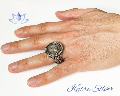 Buy Mens Handmade Ring Turkish Handmade Silver Men Ring Ottoman Online in  India 