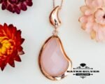 Faceted Rose Quartz Pendant, Pink Quartz Pendant, Rose Quartz Pendant, Pink Quartz, Quartz Pendant, Rose Quartz Necklace, Pink Pendant, Rose