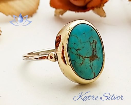 Green Turquoise Ring, Turquoise Ring, Navajo Ring, Sterling Silver Ring, Turquoise, Gemstone Ring, Southwest Ring, Gift For Her