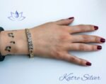 Personalized Zircon Stone Custom Gold Name Bracelets for Women, Custom Word Bracelet, Customized Bracelet, Name Jewelry, Gift for Birthday - Image 4