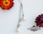 Pearl Tassel Pendant, Pearl Tassel, Long Tassel Necklace, Tassel Necklace, Pearl Necklace, Heart Necklace, Tassel Pendant, Pearl Pendant - Image 3