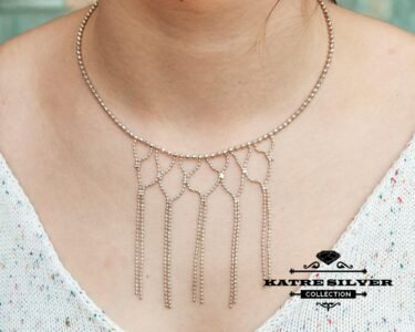 bohemian fringe necklace tribal statement necklace