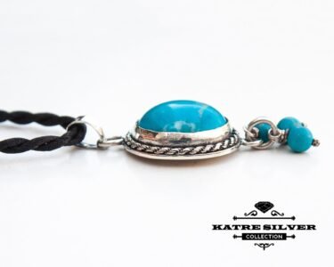 Turquoise Pendant with Dangles, Turquoise Jewelry, Blue Turquoise, Turquoise Necklace, Dangle Pendant, Blue Pendant, Turquoise Gift, Turquoise - Image 3