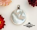 Ivy Round Pendant, Round Pendant, Handmade Pendant, Silver Pendant, Nature Jewelry, Gift For Her, Gift Idea - Image 7