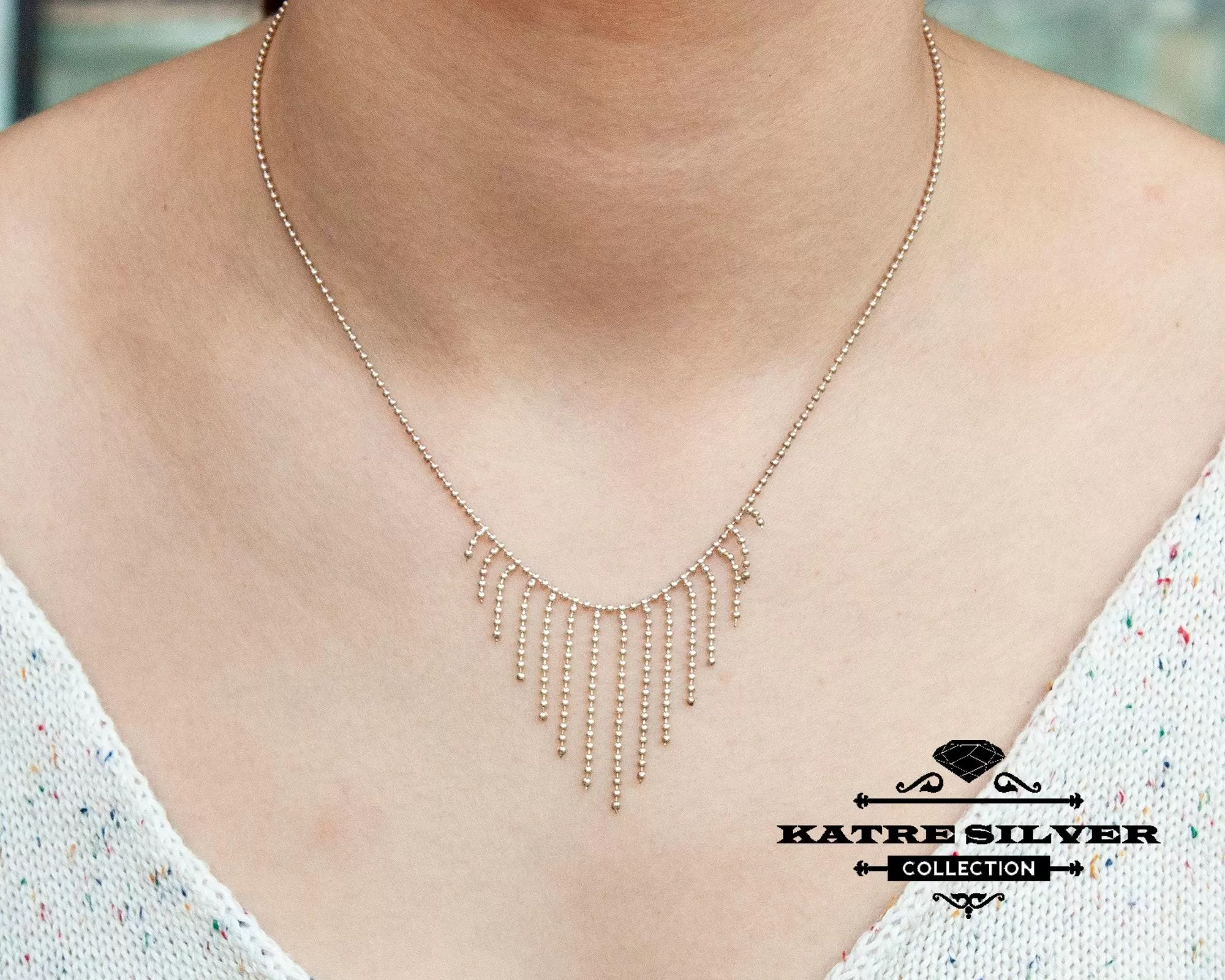 Ethnic Fringe Necklace Boho Tribal Statement ethnic fringe necklace boho statement tribal necklace