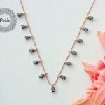 Mystic Topaz Dainty CZ Dangle Necklace, Delicate CZ Necklace, Dainty Necklace, Dangle Necklace, Everyday Necklace, Gift for Her, Necklace