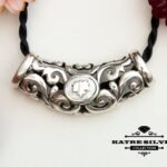 Sycamore Horizontal Pendant, Horizontal Necklace, Bar Necklace, Silver Pendant, Silver Necklace, Sterling Silver, Gift Idea