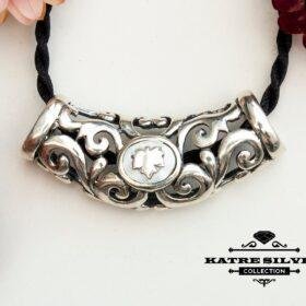 Sycamore Horizontal Pendant, Horizontal Necklace, Bar Necklace, Silver Pendant, Silver Necklace, Sterling Silver, Gift Idea