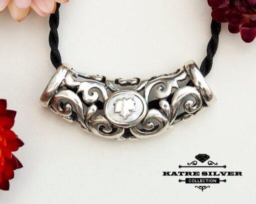 Sycamore Horizontal Pendant, Horizontal Necklace, Bar Necklace, Silver Pendant, Silver Necklace, Sterling Silver, Gift Idea