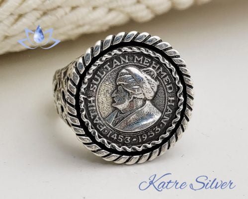 Buy Mens Handmade Ring Turkish Handmade Silver Men Ring Ottoman Online in  India 