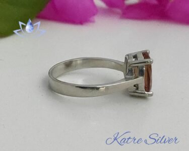 Oval Sultanite Ring | Promise Ring | Sultanite | Diaspore Stone | Diaspore Jewelry | Gift | Silver | Gift for Her | Gift Idea - Image 6