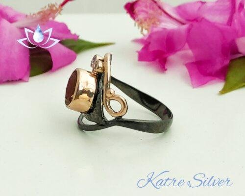 Unique Womens Diaspore Stone Ring, Handmade Ring, Designer Ring, Anniversary Ring, Color Changing Ring, Ring for Her - Image 8