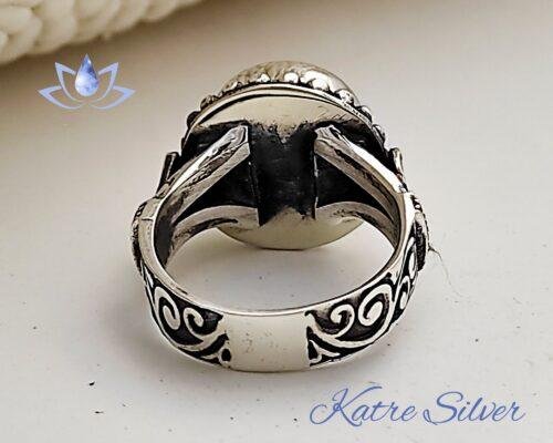 Mens Handmade Ring, Turkish Handmade Silver, Ottoman Mens Ring, Zultanite Men Ring, Diaspore Ring, Gift for Him, 925k Sterling Silver - Image 10