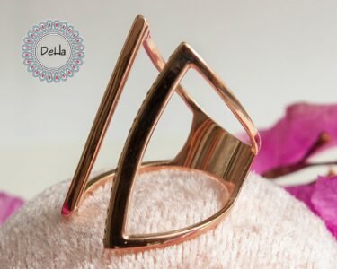 Open Cuff Ring, Open Silver Ring, Long Ring, Cuff Ring, Open Ring, Cz Ring, Designer Ring, Unique Ring, Adjustable Ring, Trendy Rings, Ring - Image 7