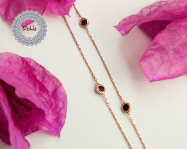 Onyx Station Long Necklace, Station Necklace, Onyx Chain, Onyx Necklace, Layering Necklace, Black Necklace, Onyx Jewelry, Long Necklace - Image 3