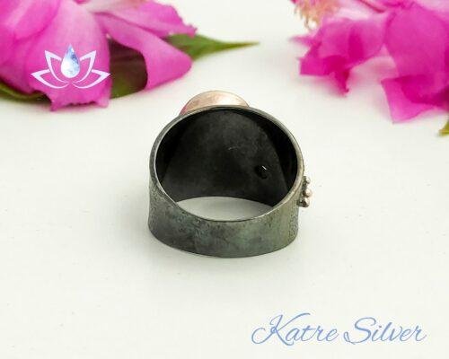 Diaspore Custom Design Ring, Sterling Silver Ring, Art Deco Ring, Custom Ring, Designer Ring, Color Changing Ring, Gift for Her - Image 8