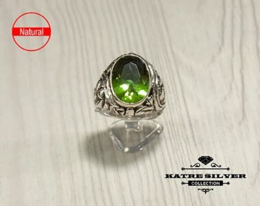 Men’s Zultanite Ring, Ottoman Silver Ring, Diaspore Ring for Men, Handmade Turkish Ring, Luxury Statement Ring Gift for Him - Image 4