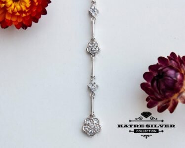 Flower Tassel Necklace, Long Tassel Necklace, Tassel Necklace, Flower Necklace, Long Necklace, Statement Necklace, Flower Pendant, Necklace - Image 4