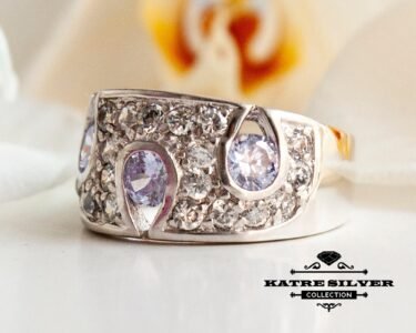 Drops Ring, Statement Ring, Unique Ring, Bohemian Ring, Boho Ring, Modern Ring, Everyday Ring, Gift Ring, Design Ring, Large Ring, 925 Silver - Image 5