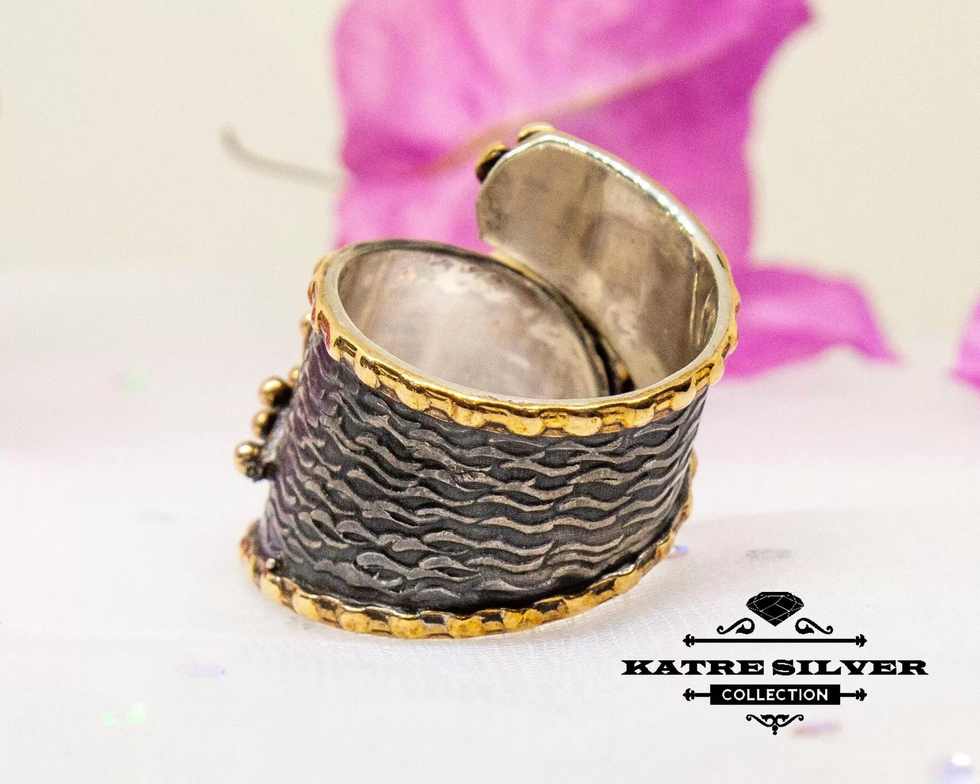 Stunning Boho Agate Ring 925 Sterling Silver – Handmade Adjustable Statement Gemstone Ring, Vintage Unique Jewelry Gift for Women - Image 9