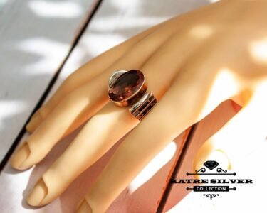 Stunning Oval Diaspore Ring 925 Sterling Silver – Color Changing Gemstone Ring, Elegant Solitaire Ring for Women - Image 7