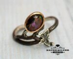 Rainbow Topaz Ring, Mystic Topaz Ring, Mystic Topaz, Mystic Topaz Jewelry, Butterfly Ring, Topaz Ring, Statement Ring, Butterfly Jewelry - Image 8