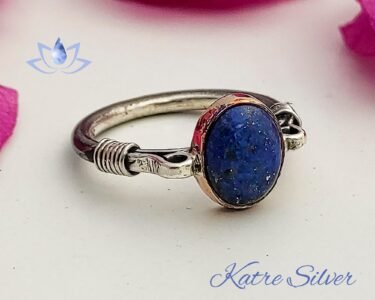 Oval Lapis Ring, Silver Lapis Ring, Lapis Lazuli Ring, Lapis Ring, Statement Ring, Handmade Ring, 925 Sterling Silver, Blue Stone Ring, Oval