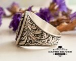 Double-Headed Eagle Ring, Ottoman Ring, Eagle Jewelry, Men's Ring, Silver Mens Ring, Solid Silver Ring, Unique Ring, 925 Silver Ring, Ring - Image 7