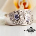 Drops Ring, Statement Ring, Unique Ring, Bohemian Ring, Boho Ring, Modern Ring, Everyday Ring, Gift Ring, Design Ring, Large Ring, 925 Silver