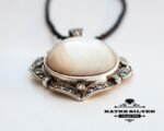 Large Shell Pendant, Seashell Pendant, Sea Shell Pendant, Shell Pendant, Shell Necklace, Shell Jewelry, Unique Pendant, White Pendant, Summer - Image 4