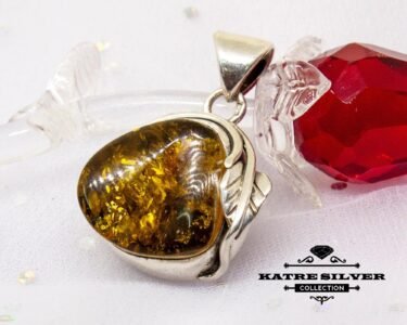 Natural Amber Necklace, Unique Amber Jewelry, Natural Amber Pendant, Rare Amber, Baltic Amber, Natural Gift