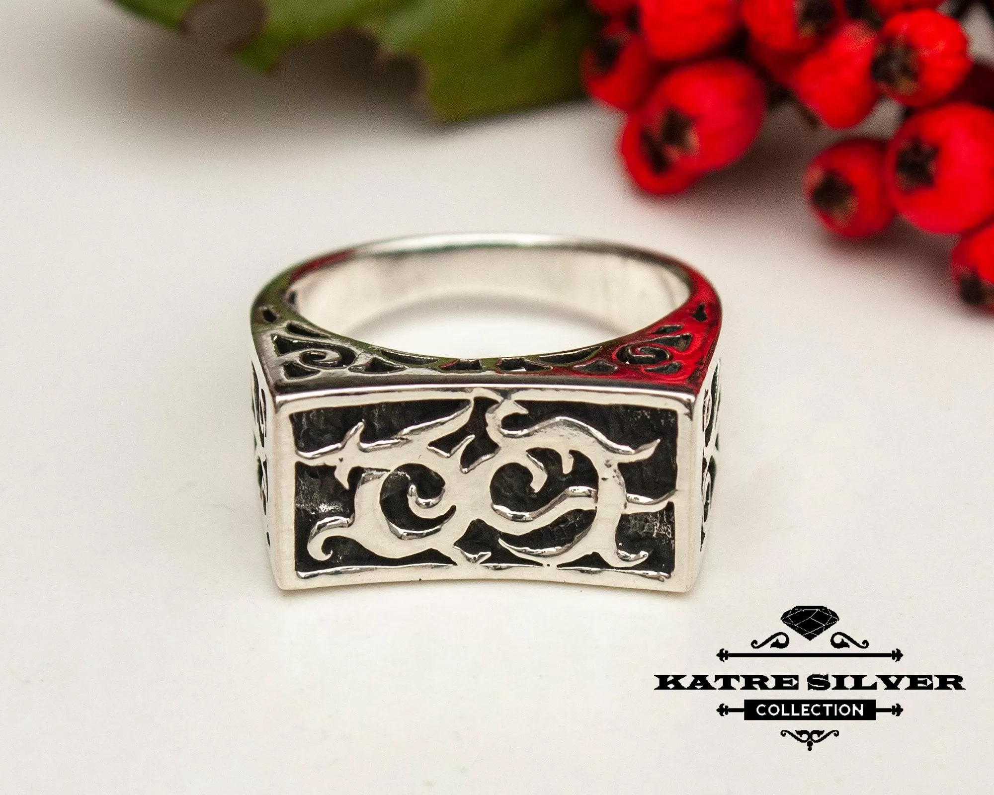 Minimalist Plain Silver Ring 925 Sterling Silver – Handmade Solid Silver Ring, Elegant Simple Band Ring for Women - Image 3